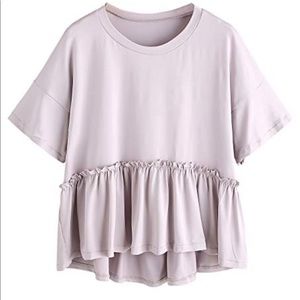 Light Pink Babydoll Top